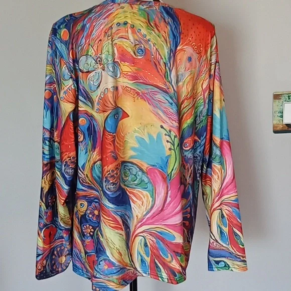Peacock XL Women's Top - Picture 6 of 7